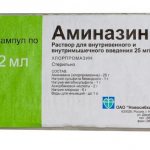 Aminazine solution for intravenous and intramuscular administration