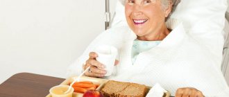 Nutrition for elderly people with anemia